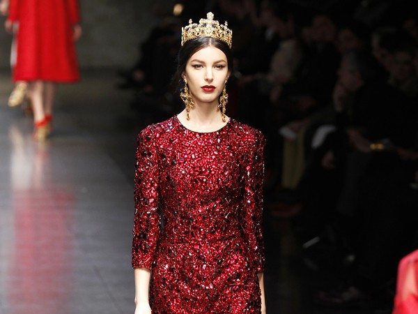 Dolce And Gabbana Red Dress