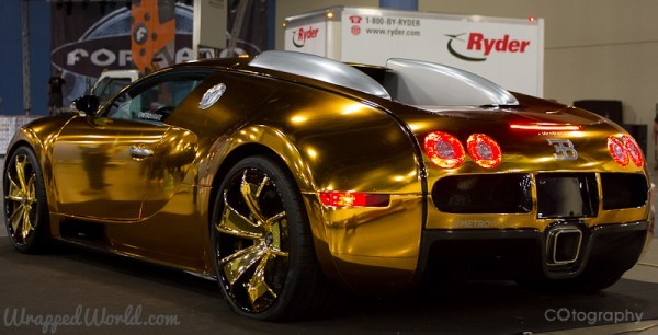 Gold Wrapped Bugatti1