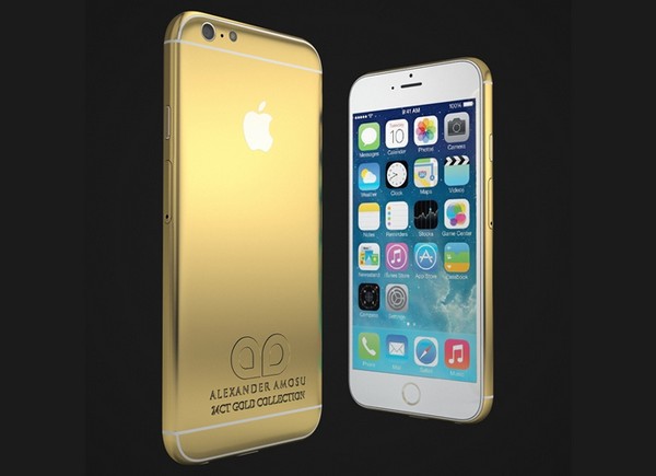 Amosu 24ct Gold iPhone 6