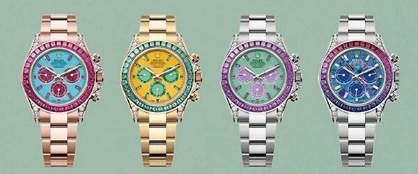 В конце сентября 2026 года Rolex выставит на аукцион четыре уникальных экземпляра часов Cosmograph Daytona. Это часы, созданные в единственном экземпляре, украшенные драгоценными камнями и посвящены четырем временам года.